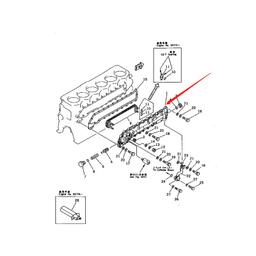 Buy Oil Cooler Cover 6136-62-2110 for Komatsu Engine 6D105 Excavator PC300-6