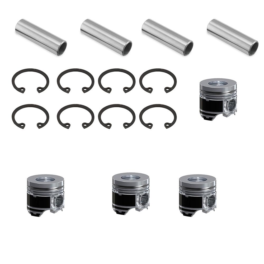 Piston 4 Units 129001-22081 For Yanmar 4TNE88 Komatsu 4D88E-3 Engine STD