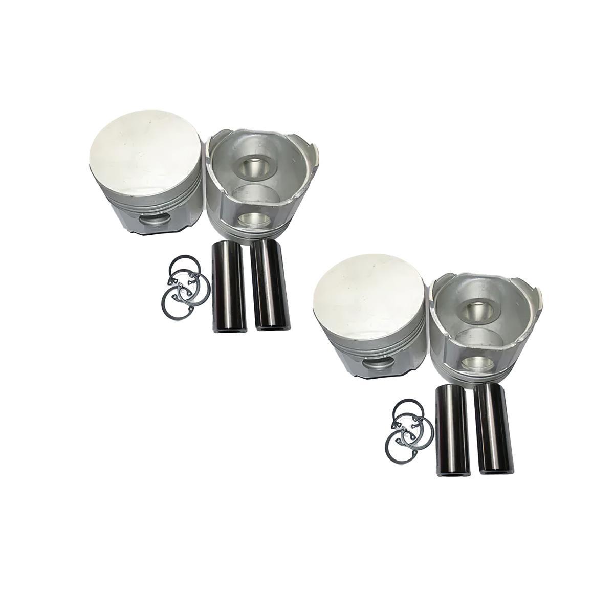 Piston 4 Units 1 Set For Yanmar Engine 4D84-3