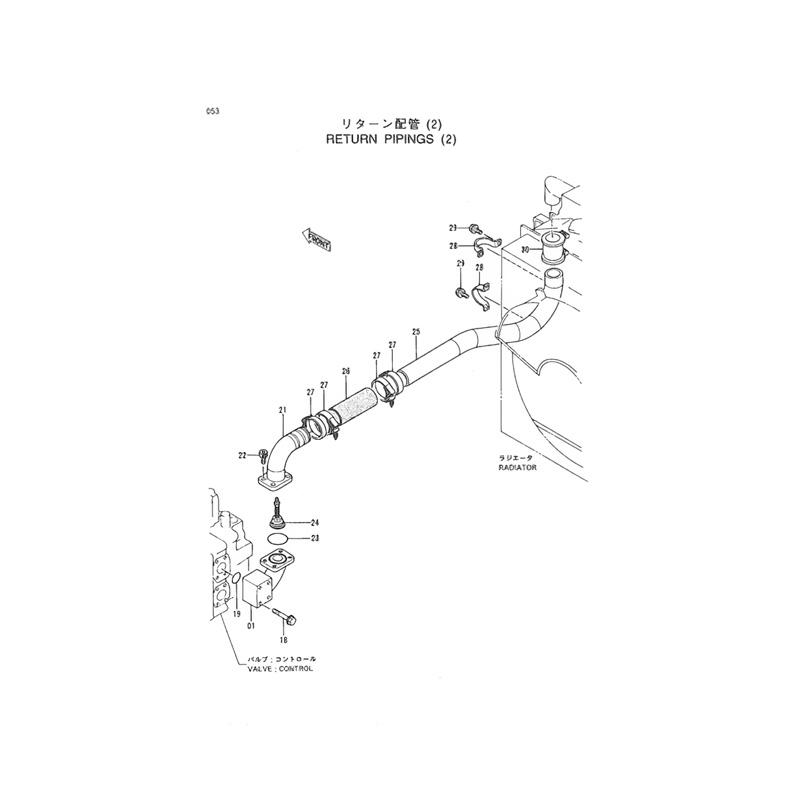 Return Piping Check Valve 4277666 for Hitachi Excavator EX400-3 ZX450 online Return Piping Check Valve 4277666 for Hitachi Excavator EX400-3 ZX450 online