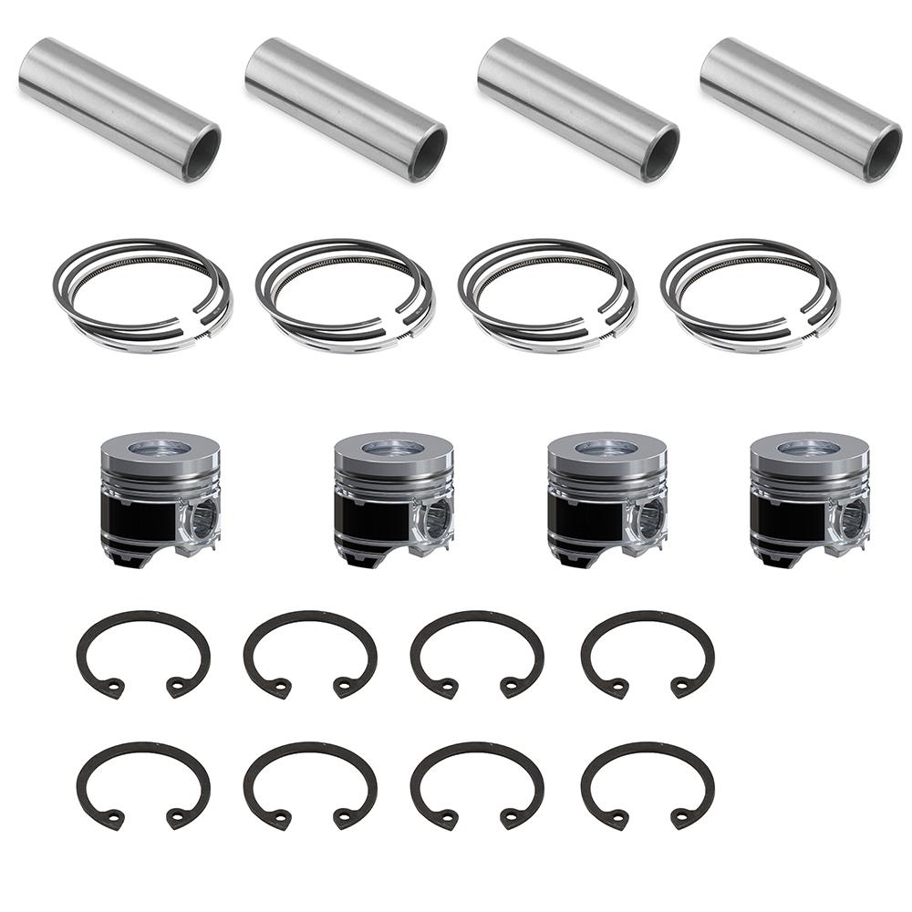 STD 4 Sets Piston Kit With Ring for Mitsubishi 4D34 4D34T 3.9L Engine Fuso Canter FE FG online STD 4 Sets Piston Kit With Ring for Mitsubishi 4D34 4D34T 3.9L Engine Fuso Canter FE FG online