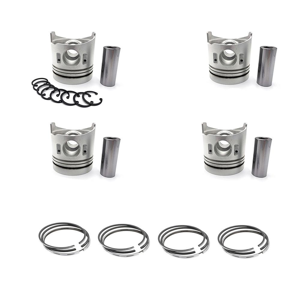 STD Piston Set With Ring for Mitsubishi 4D33 Engine Fuso Canter FE337 FE437 FE447