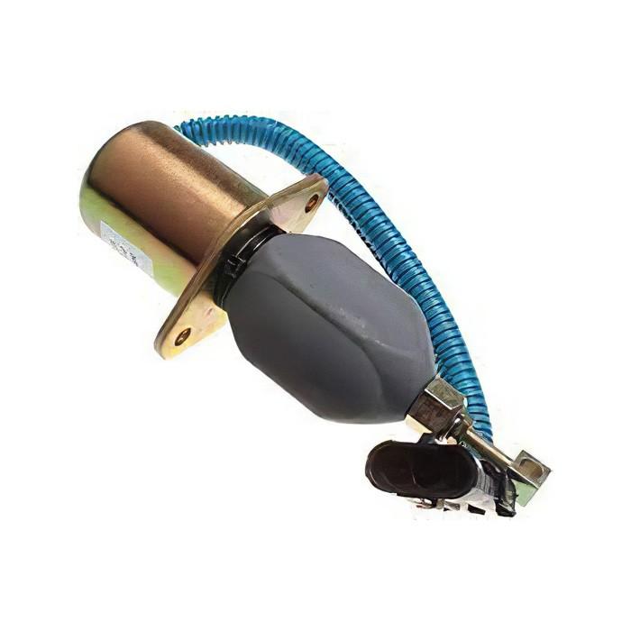 Stop Solenoid 1751ES-12A6UC3B1S5 for Gehl Skid Steer Loader SL4625 4625SX 4625DX With Kubota V2203 Diesel Engine