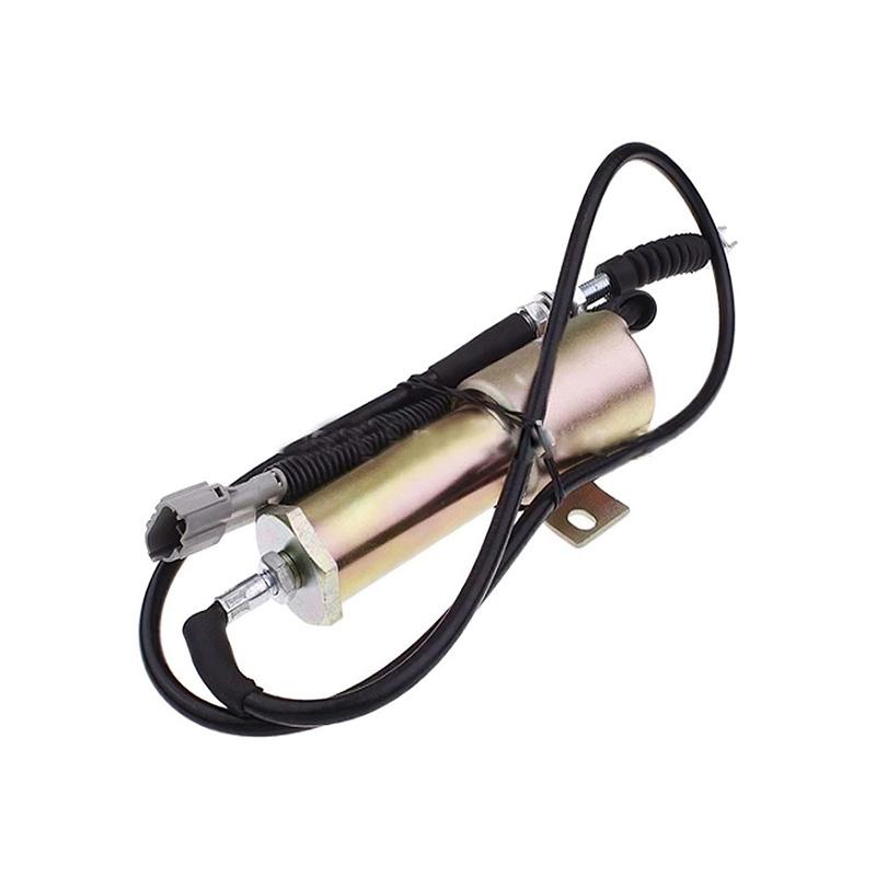 Stop Solenoid 60V1-60100-12 11E1-60100-12 12V For Hyundai Excavator R210-5 R210-7 online Stop Solenoid 60V1-60100-12 11E1-60100-12 12V For Hyundai Excavator R210-5 R210-7 online