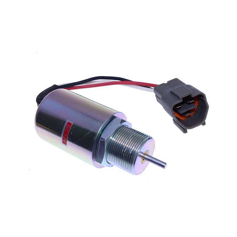 Stop Solenoid PJ7415748 for Volvo EC13 EC15 EC15B EC20 EC20B EC25 EC30 EC35 EC45 Excavator