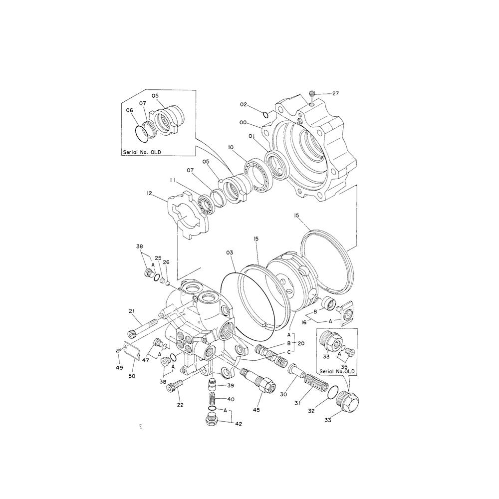 Travel Motor Cap 4252672 For Hitachi Excavator EX60 online Travel Motor Cap 4252672 For Hitachi Excavator EX60 online