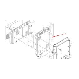 Water Tank Engine Radiator 11NA-40230 for Hyundai Excavator R320LC-7 R360LC-7 online