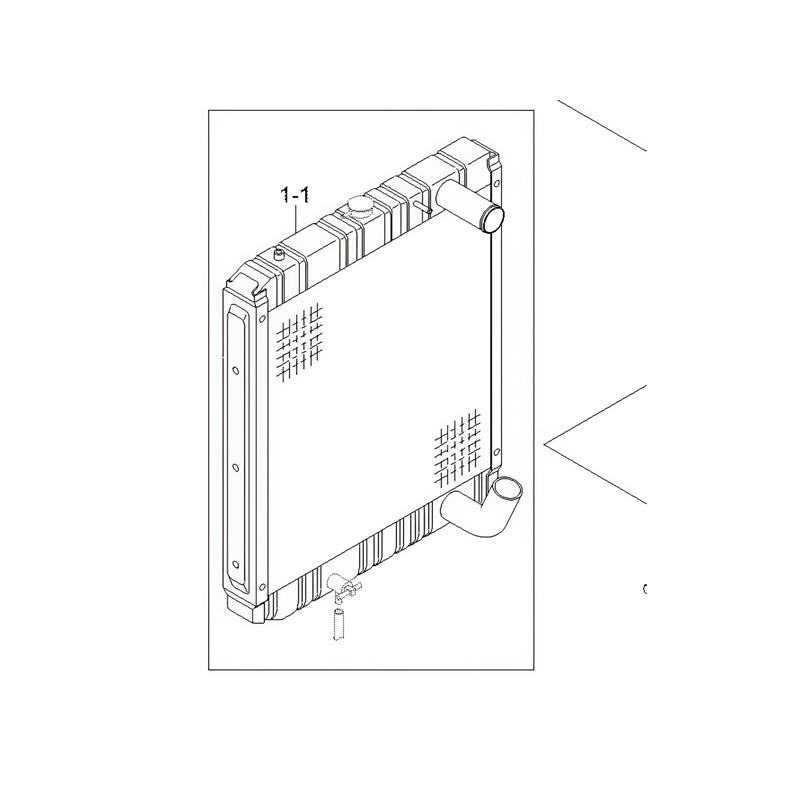 Water Tank Engine Radiator 11NA-43540 11N9-43540 for Hyundai Excavator R320LC-7 R360LC-7 online Water Tank Engine Radiator 11NA-43540 11N9-43540 for Hyundai Excavator R320LC-7 R360LC-7 online
