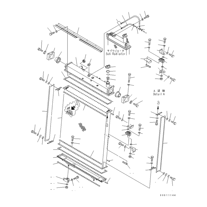 Water Tank Engine Radiator 198-03-72100 for Komatsu D475A-5 Bulldozer online Water Tank Engine Radiator 198-03-72100 for Komatsu D475A-5 Bulldozer online