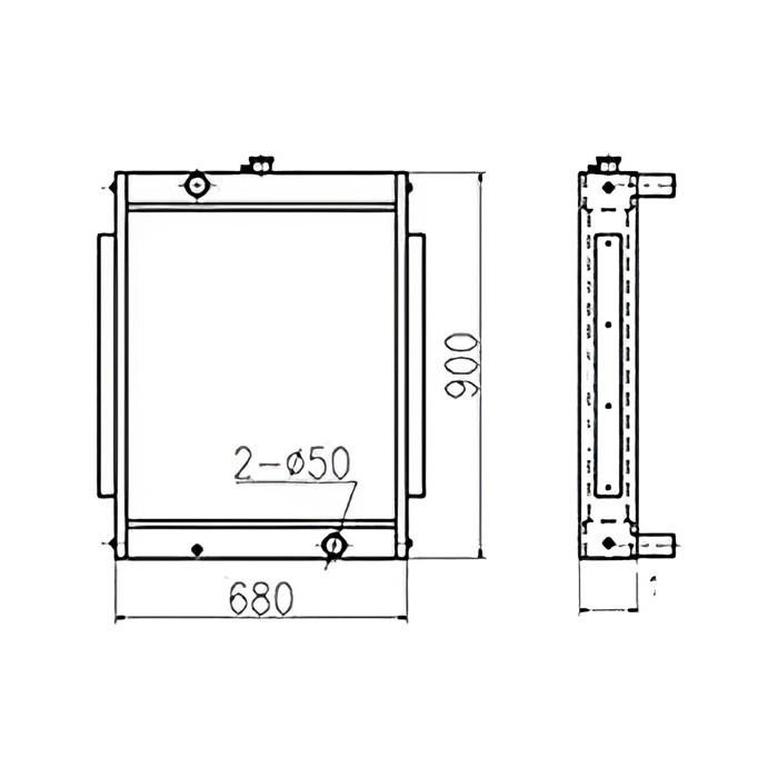 Water Tank Engine Radiator 2202-9064C for Doosan Excavator S130W-V S130LC-V S140LC-V S150LC-V S155LC-V online Water Tank Engine Radiator 2202-9064C for Doosan Excavator S130W-V S130LC-V S140LC-V S150LC-V S155LC-V online