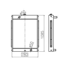 Water Tank Engine Radiator 2202-9065C 2202-9065A 2202-9065B for Doosan Excavator S290LC-V online