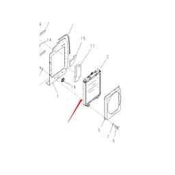 Water Tank Engine Radiator 22H-03-11361 for Komatsu PC57-7 Excavator online