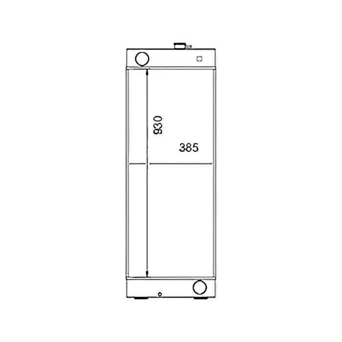 Water Tank Engine Radiator 23B0373131 for Komatsu GD555-5 Grader online Water Tank Engine Radiator 23B0373131 for Komatsu GD555-5 Grader online