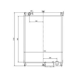 Buy Water Tank Engine Radiator 4377396 for Hitachi Excavator EX450H-5 EX400-3 EX400-5 EX450H-3