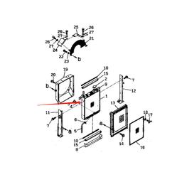 Buy Water Tank Engine Radiator ASSY 2203-03-67110 for Komatsu Excavator PC120-6 PC120-6H