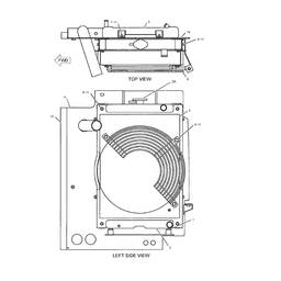 Buy Water Tank Engine Radiator Core ASS'Y 191-7544 for Caterpillar Excavator CAT 305CR Mitsubishi Engine K4N