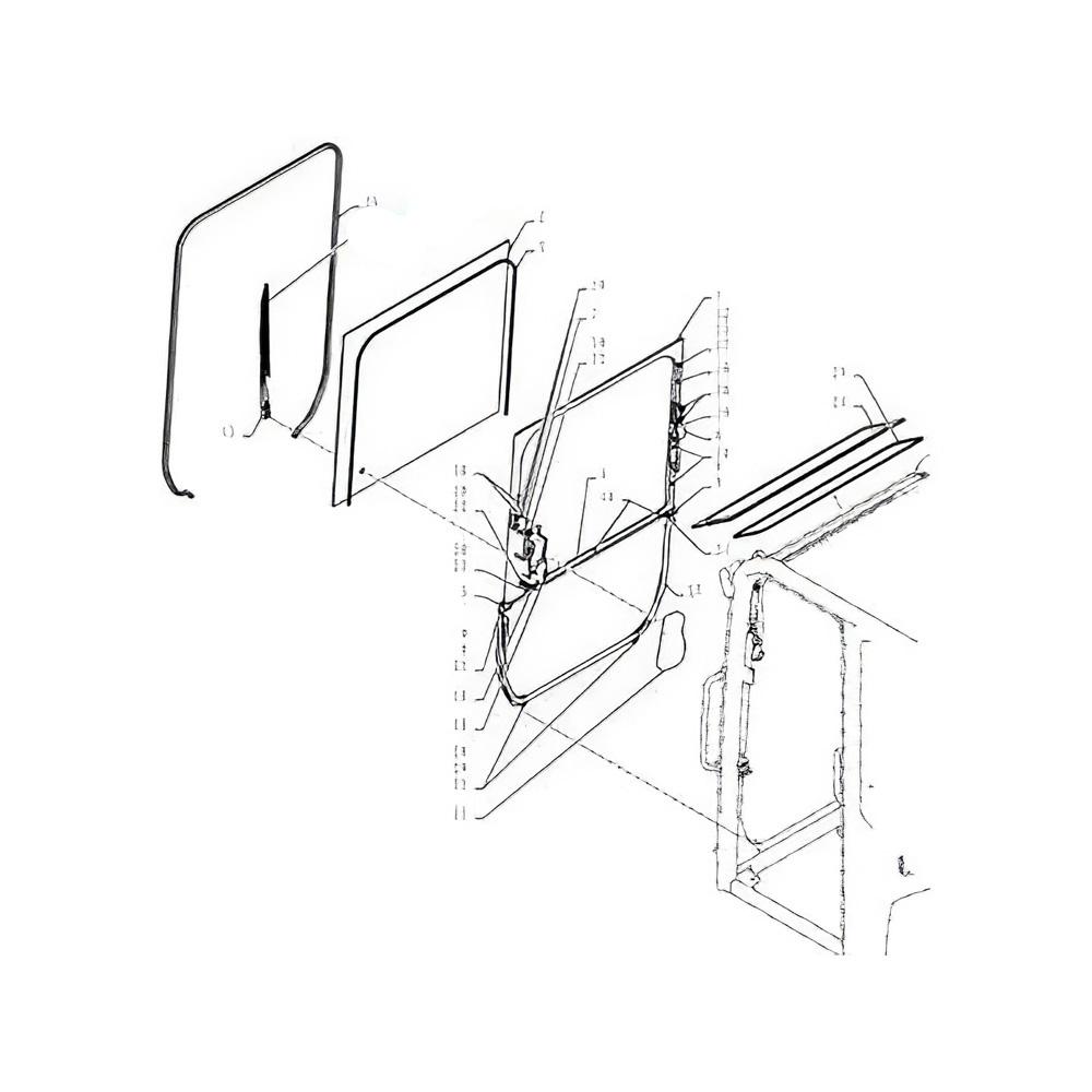Wiper Blade PY02C01105P1 for New Holland E55BX Crawler Excavator online Wiper Blade PY02C01105P1 for New Holland E55BX Crawler Excavator online