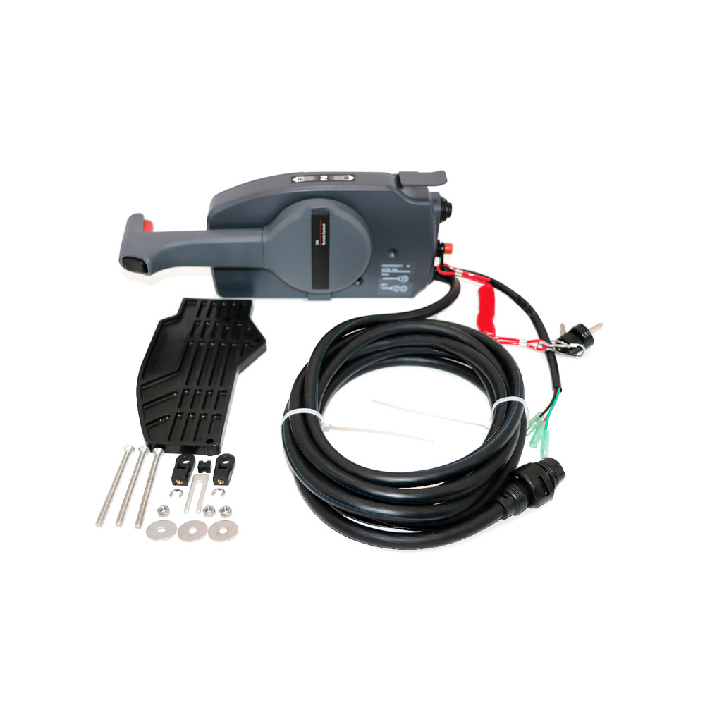 10 Pin Push Throttle Remote Control Box 703 for Yamaha Outboard Side Mount Cable
