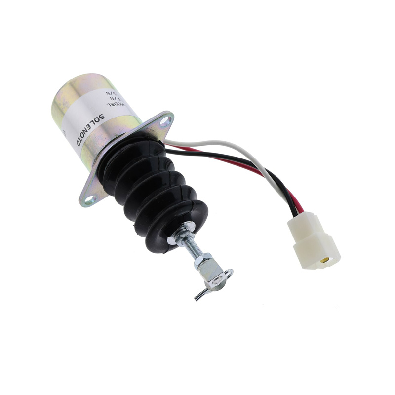 12V Fuel Shut Off Solenoid Valve 119629-66801 for Yanmar Engine 3TNE88