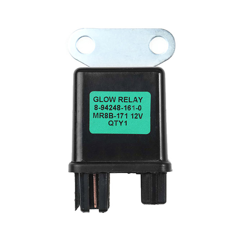 12V Glow Plug Relay 8942481610 for Isuzu Engine Hitachi EX27U EX30U EX35U EX40U EX50U Excavator