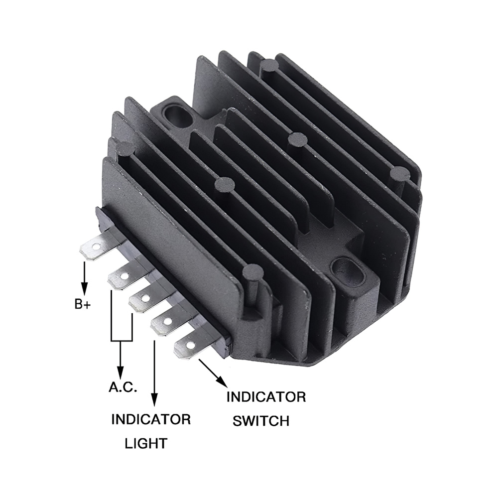 12V Voltage Regulator 129150-77710 for Yanmar 3TNE74 Engine John Deere JD670 JD770 JD870 Utility Tractor