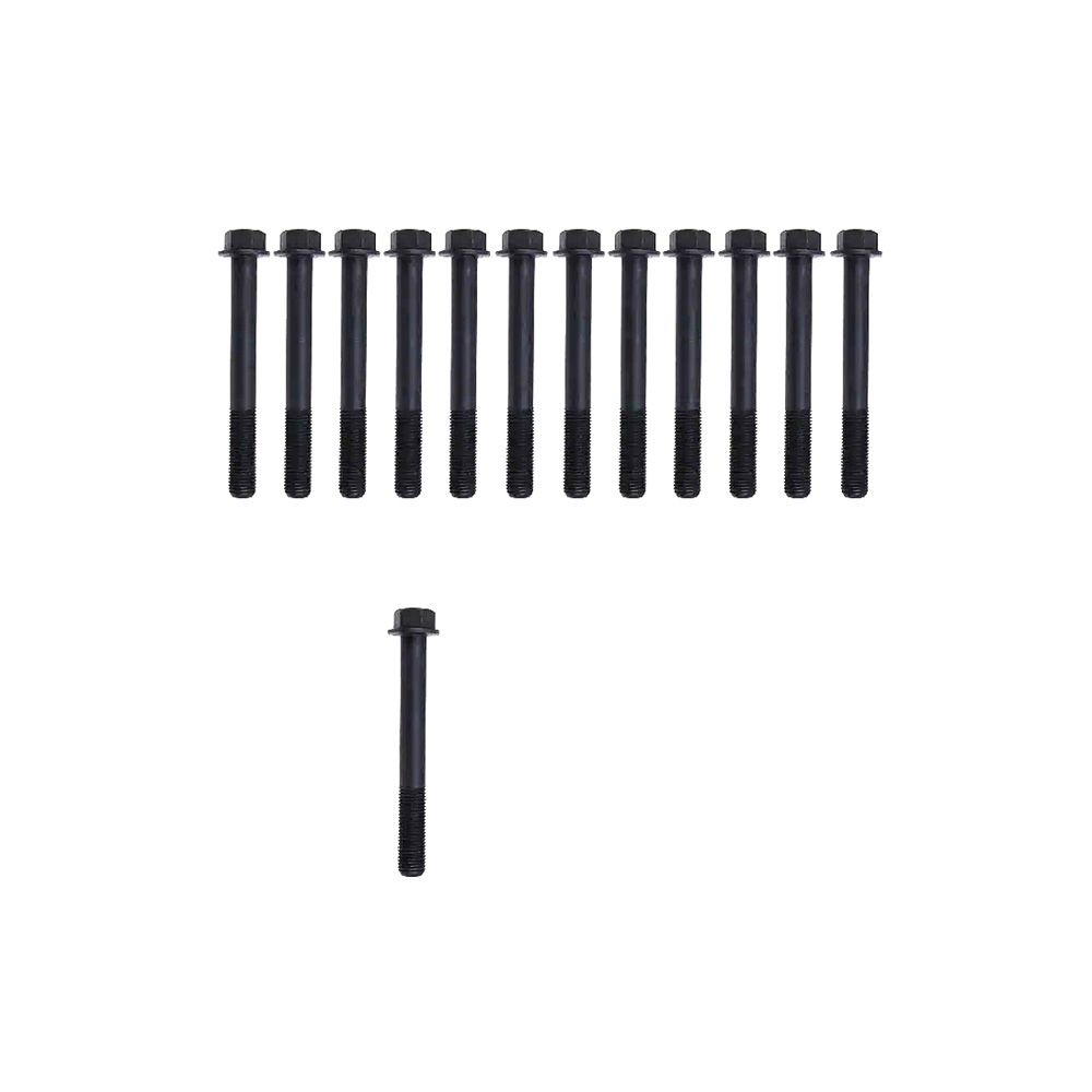 1 Set Cylinder Head Bolt for Isuzu Engine 4LE1 4LE2 Hitachi Excavator EX55 ZX55UR ZX55