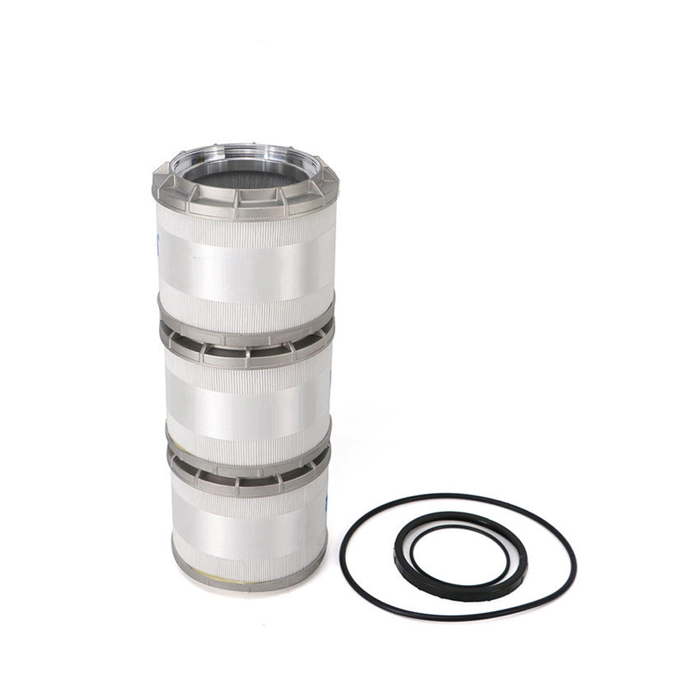 2 Pcs Hydraulic Filter YN52V01001P1 for Kobelco SK350 Excavator