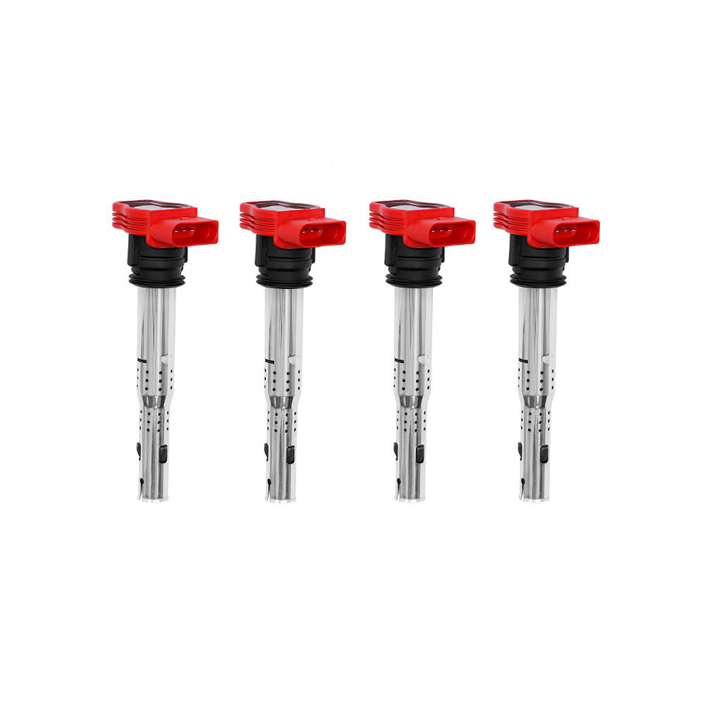4 PCS Ignition Coil 06E905115E for TT A4 A5 Q5 VW Golf Passat Jetta GTI 2.0T 2.0L UF529