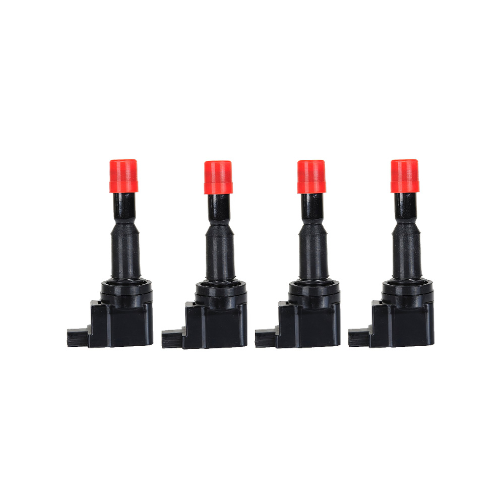 4 PCS Ignition Coil 30520-PWC-003 for Honda Fit 1.5L L4