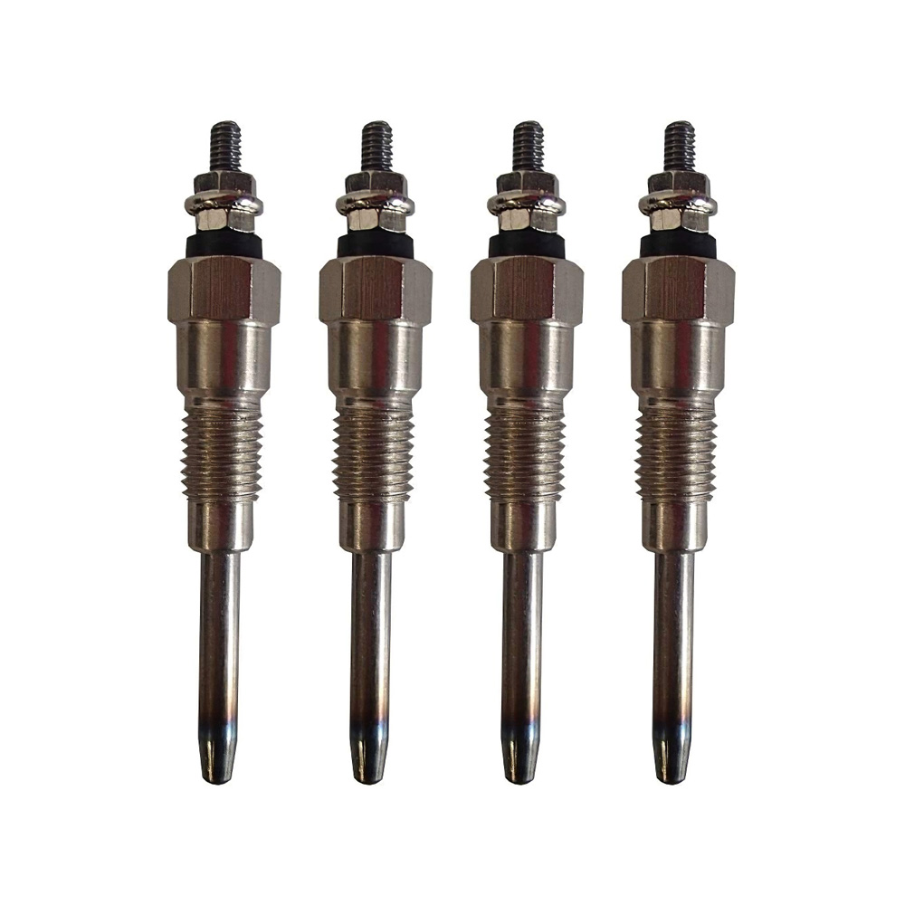 4 Units 1 Set Glow Plug For Komatsu Skid Steer Loader SK1020-5 SK1020-5N SK1026-5 SK1026-5N Yanmar Engine 4TNV98T Komatsu Engine S4D98E