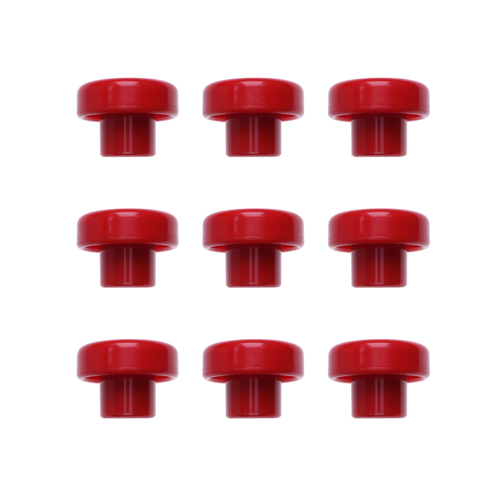 9 pcs Red Buttons for E-Stop Switch ED250B-1 ZJK-250 250A Emergency Stop switch for Albright Electric Stacker Forklift Pallet Car