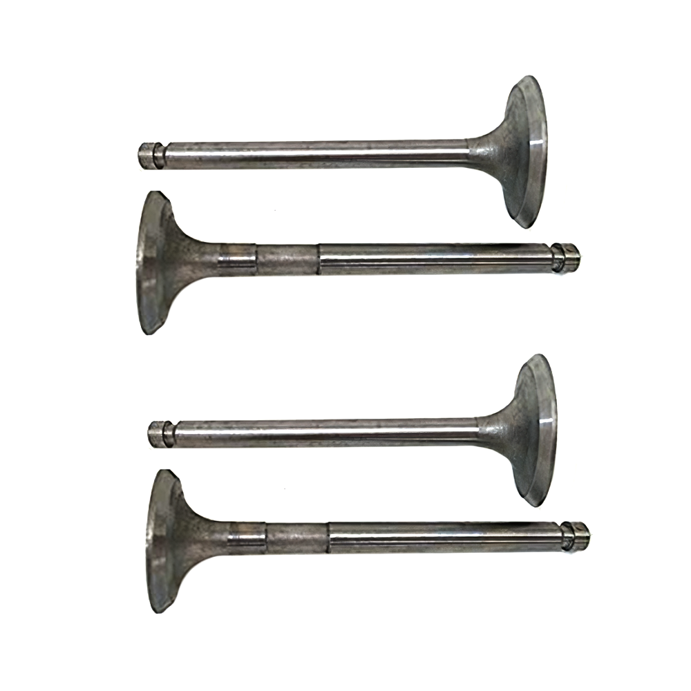 Exhaust Valve 4 Units 1 Set For Komatsu Midi Excavator PC70FR-1 PC75R-1 PC75R-2 Yanmar Engine 4TNE98 Komatsu Engine 4D98E