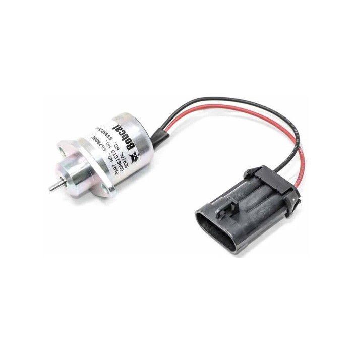 Fuel Shutoff Solenoid Valve 6670602 For Bobcat Loader 463 553 S70 S100