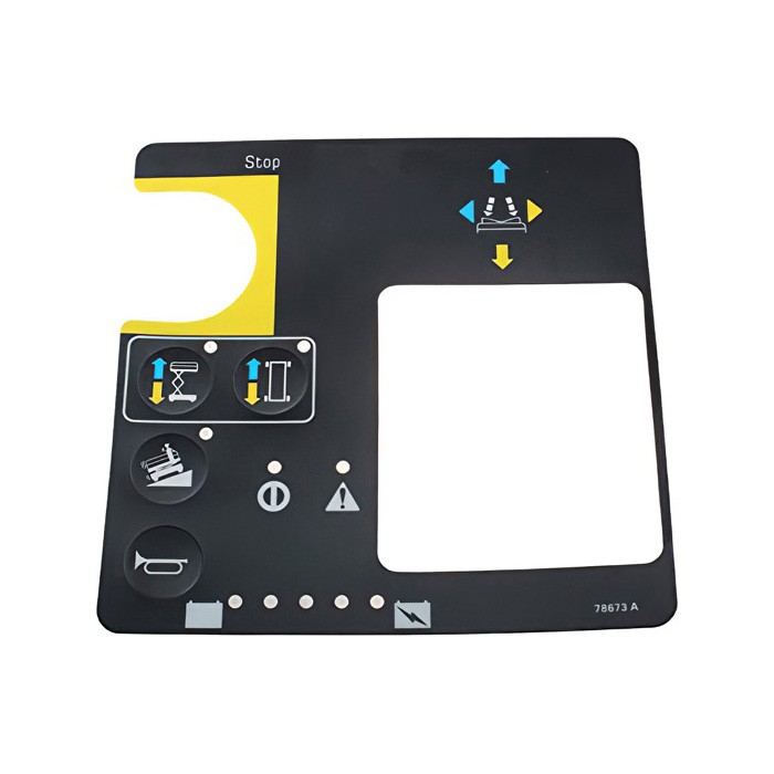 Gen 4 Play Control Box Overlay Decal 78673 78673GT for Genie GS-1530 GS-1930 GS-2032 GS-2046 GS-2632 GS-2646 GS-2668 GS-3268
