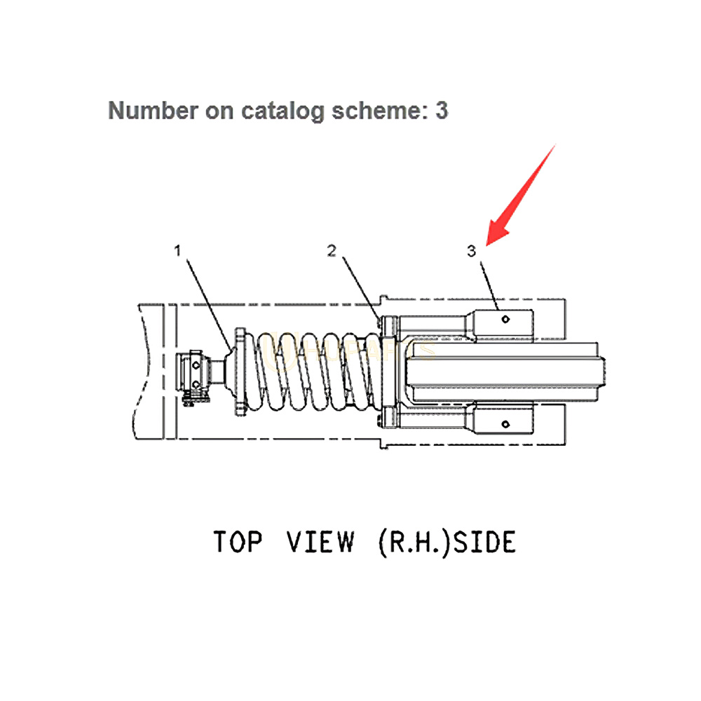 Idler GP-Front 113-2907 for Caterpillar CAT Excavator 320 320 L 320 N 320B 320B L 320C Engine 3116 3066 C7 C13