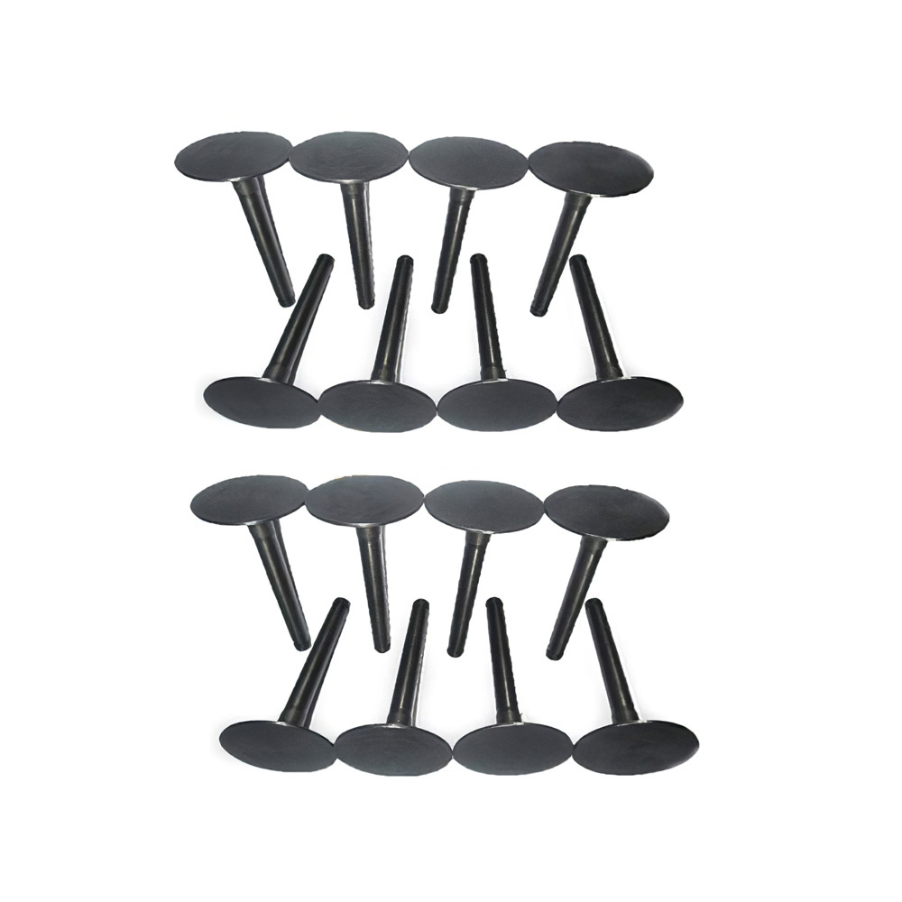Intake Exhaust Valve 16 Units 1 Set For Komatsu Backhoe WB140-2N WB150-2N Yanmar Engine 4TNV106 Komatsu Engine 4D106
