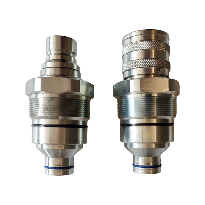 Male Female Flat Face Coupler Kit 7246799 7246802 for Bobcat S740 S130 S150 S160 S175 S185 S205 S250
