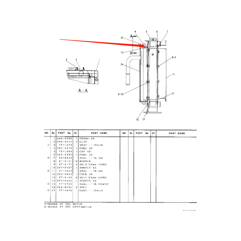 Oil Cooler 0854974 for Caterpillar CAT E307 Excavator in USA