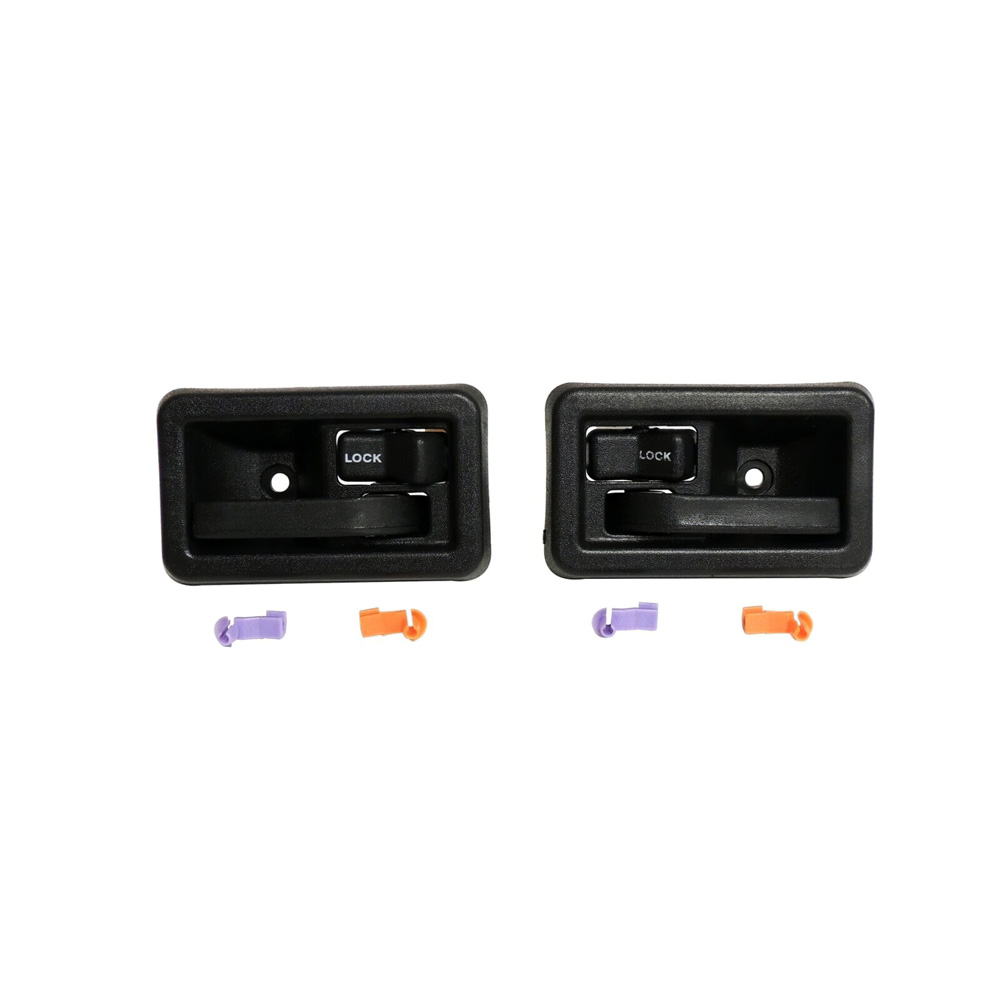 Pair Wrangler Inside Door Handles Interior LH RH 55176476AB 55176477AB for 1987-2004 Jeep YJ TJ 2.4L 2.5L 4.0L 4.2L