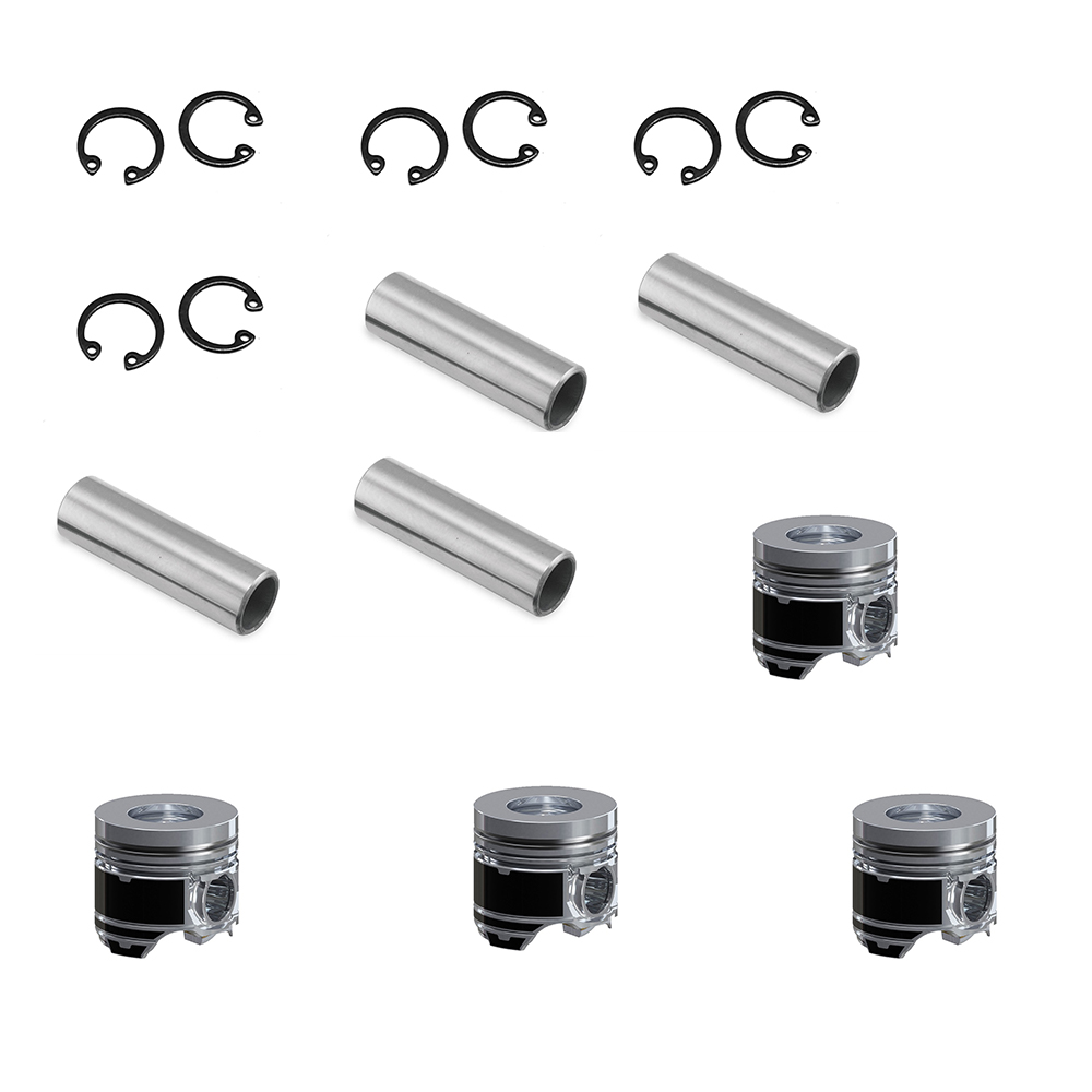 Piston 4 Units 1 Set For Hyundai Excavator R60-9S R60W-9S Yanmar Engine 4TNV94L Komatsu Engine 4D94LE