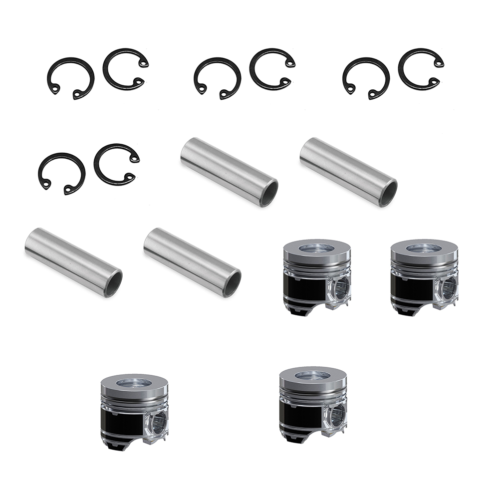Piston 4 Units 1 Set For Komatsu Crawler Dozer D21A-8-W D21P-8-W Yanmar Engine 4TNV94L Komatsu Engine 4D94LE