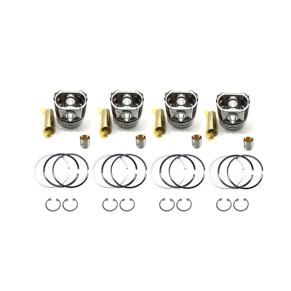 Piston Kit With Ring Set YM123907-22081 YM123907-22050 for Komatsu Backhoe WB93R-2 WB97R-2 WB97S-2 WB98A-2 Komatsu Engine 4D106 Yanmar Engine 4TNV106