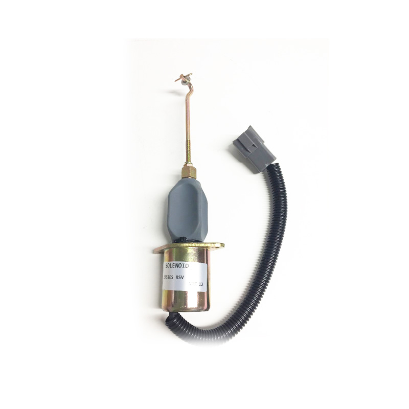 Stop Solenoid Valve 32A87-15100 12V for Mitsubishi ECOMAT Shovel S4S-Z1DT61ES