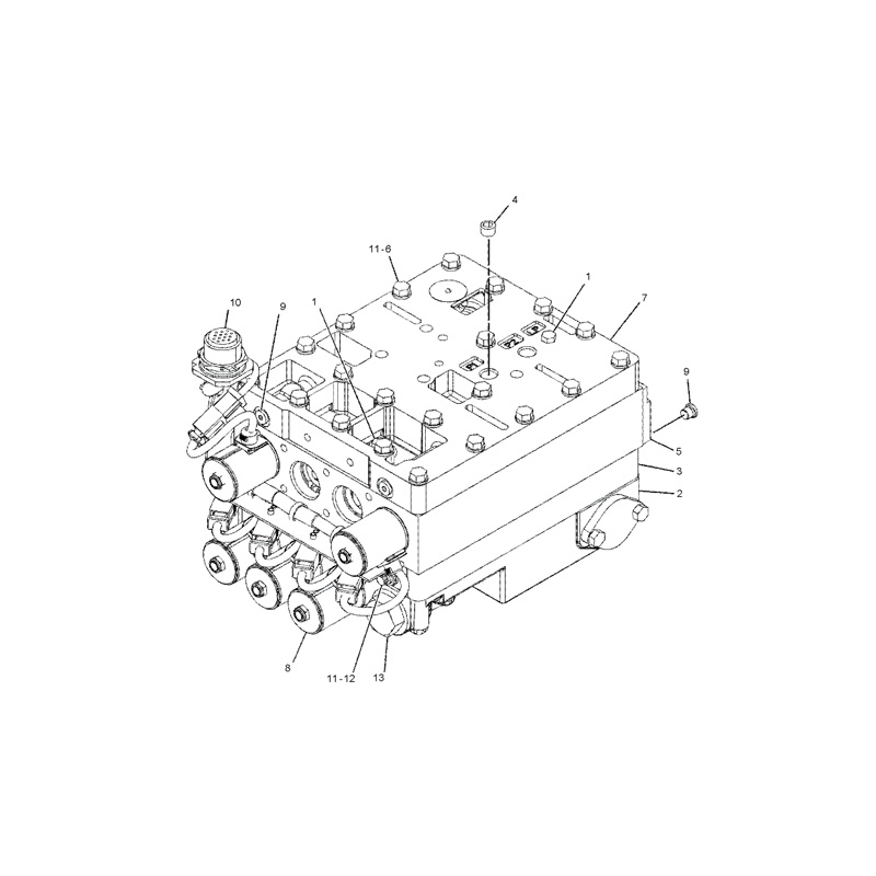 Valve Group-Solenoid 3023811 for Caterpillar CAT Engine 3306 3406E 3412D 3412E 3508B 3516 3516B C27