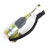 24V Fuel Shut Down Off Stop Solenoid Valve 6733-81-9130 for Komatsu Engine 4D102E 6D102E Wheel Loader WA270-3 WA250-3 WA120-3 WA180-3 sale
