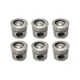6 Pcs Pistons 65.02501-0418 for Doosan 155LC-V 230LC-V 175LC-V 140W-V 210W-V Excavator online