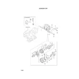 Buy Alternator XJAU-00848 XJAU-00261 For Hyundai Excavator R35Z-7 R35Z-7A R35Z-9 R55-7 R55W-7