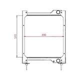 Engine Water Radiator Core 11890331 for Volvo Loader BL61 online