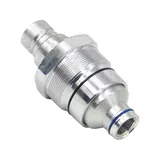 Hydraulic Quick-Connect Coupler 4FH08 F 48mm AT406474 for John Deere 320E 323E 328E 326E 329E 332E 318E 333E 319E