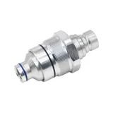 Hydraulic Quick-Connect Coupler 4FH08 F 48mm AT406474 for John Deere 320E 323E 328E 326E 329E 332E 318E 333E 319E